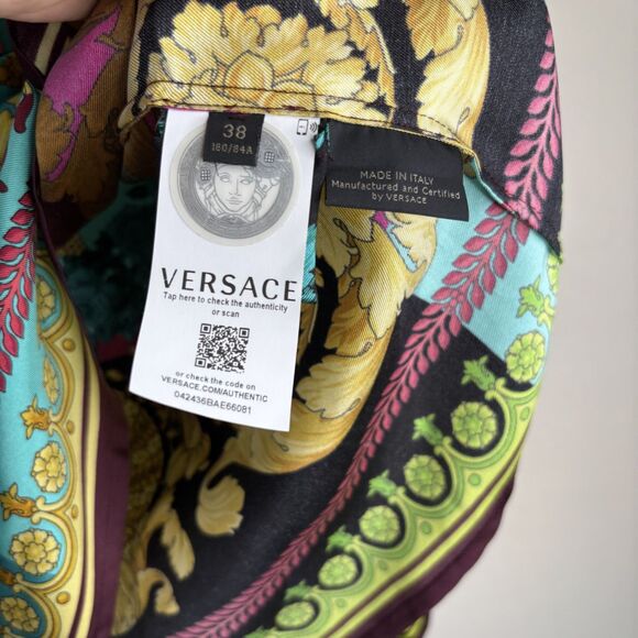 Versace Voyage Barocco Silk Shirt - Picture 4 of 8